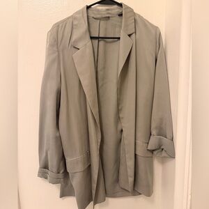 All Saints Women's Light Gray Blazer